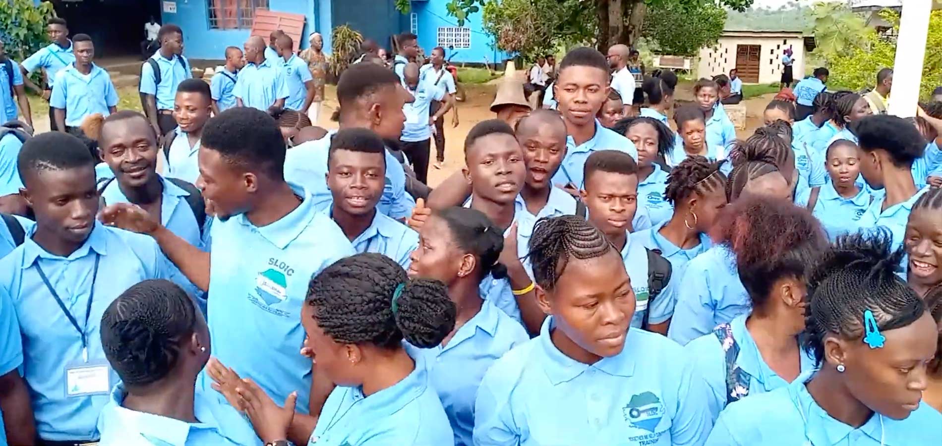 The SLOIC in Mattru is thriving center providing occupational training for electricians, weavers, cooks, carpenters, and many other professions