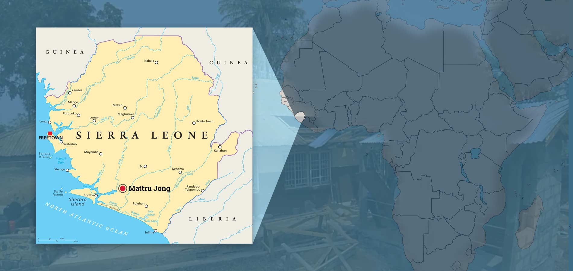 Our area of operation in Mattru Jong, Sierra Leone.